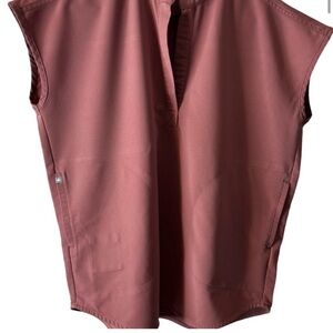 Mauve Figs Rafaela Oversized scrub top XS